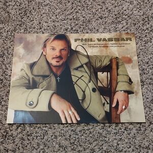 Phil Vassar Autograph Photo